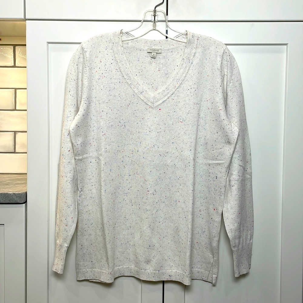 Talbots multicolor v-neck sweater Ladies medium